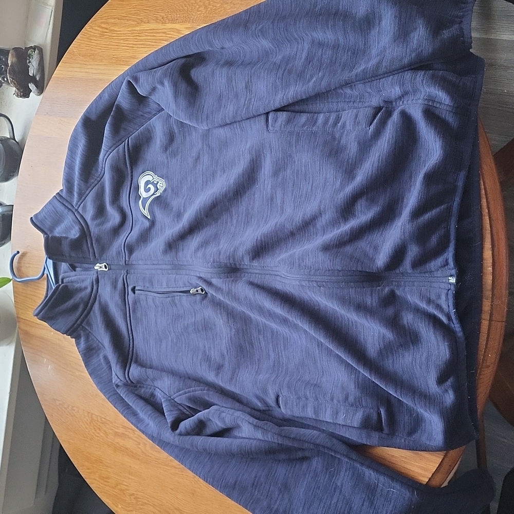 Sweater Zip up nfl LA rams